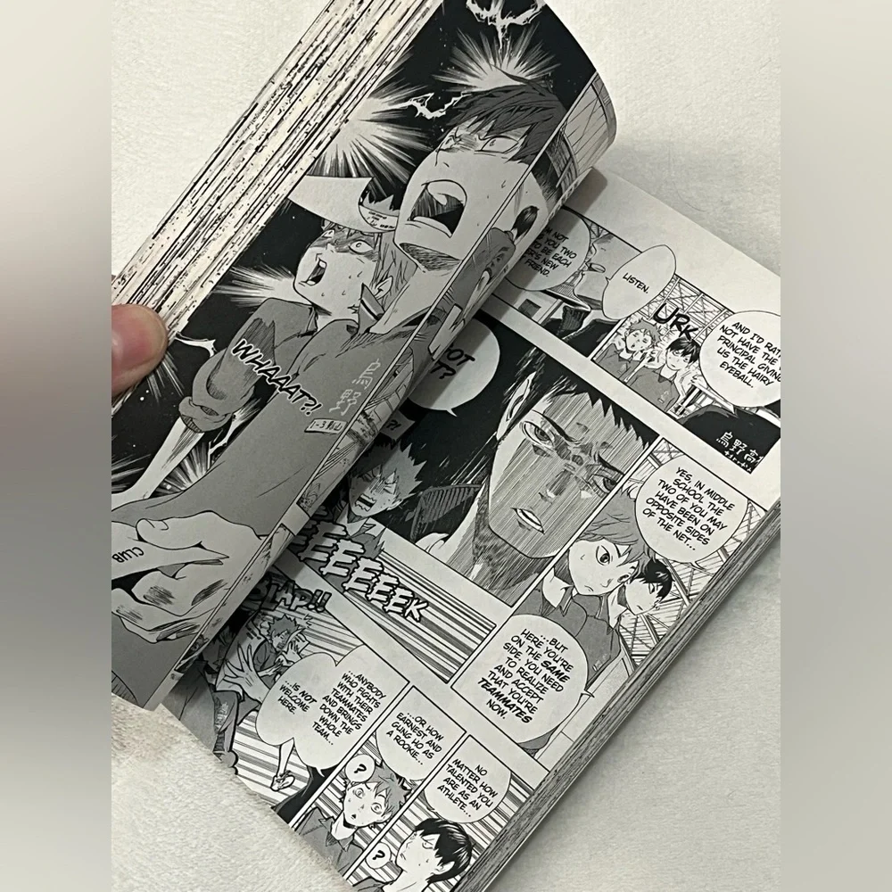 Haikyuu!! Manga Volumes 1 and 2 Paperback Books by Haruichi Furudate